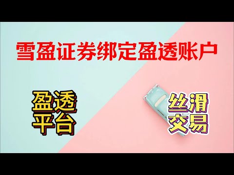 最简单的盈透开户流程|雪盈证券绑定盈透账户|体验最好的盈透平台