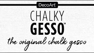 Learn More: DecoArt Chalky Gesso