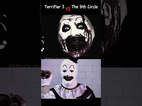 Terrifier 3 vs The ninth circle 😱 #shorts #shortsfeed #horror #scary #arttheclown #movie #film #fyp