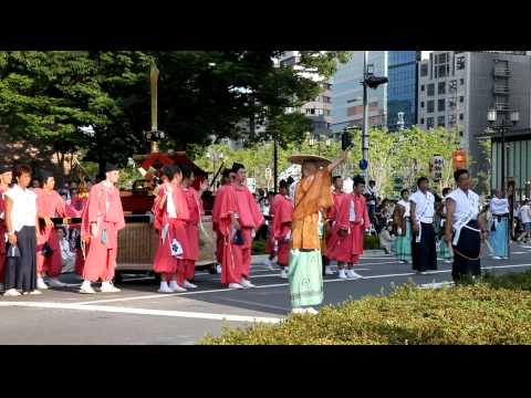 2010大阪天神祭-陸渡御 ／ 神鉾（大阪じめ）