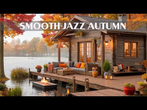 Jazz Relaxing Music at Autumn Coffee Shop Ambience - Sweet Bossa Nova instrumental for Study, Work