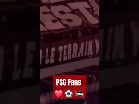 PSG Fans Unveil Banner ⚽️ 🍉