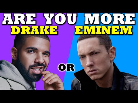 Are YOU More Like Drake or Eminem? 🤔 (Personality Test - AESTHETIC QUIZ)