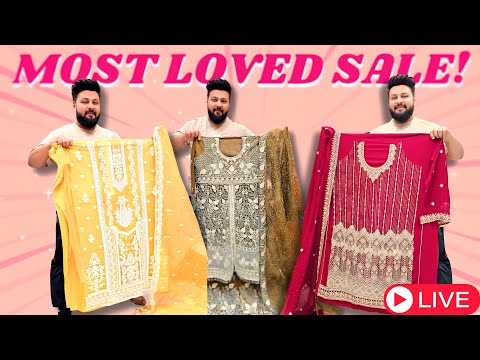 "Most Loved Sale: Stylish Hyderabad Suits! 🌟 New Arrivals - Boutique & Partywear Haul"