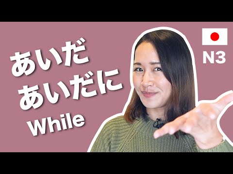 あいだ vs あいだに【While in Japanese】N3 grammar