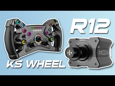 THE NEW R12 DIRECT DRIVE + KS STEERING WHEEL | MOZA RACING