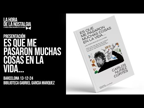 Presentación del libro: Es que me pasaron muchas cosas en la vida...