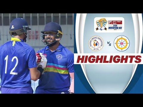 SMAT 2024, Gujarat vs Sikkim: Match Highlights