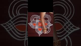 Beginners muggulu with dots 🌺 Apartment kolangal 🌺 Door step Rangoli 🌺 Geethala muggulu 🌺  #kolam