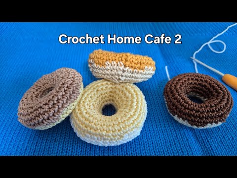 쓰다남은 실 버리지마세요 💐 Crochet Home Cafe making donut with your children 🏡