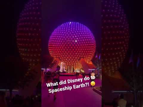 Disney redid the Spaceship Earth Golf Ball at Epcot 😮