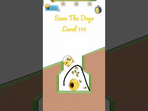 Save The Doge Level 110 3 STARS Gameplay. #savethedoge #shorts #gameplay #walkthrough #mobilegame