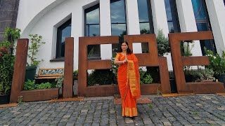 Wearing saree in Frankfurt and Germans reaction to Indian saree🥻|Walking in saree in Germany🇩🇪