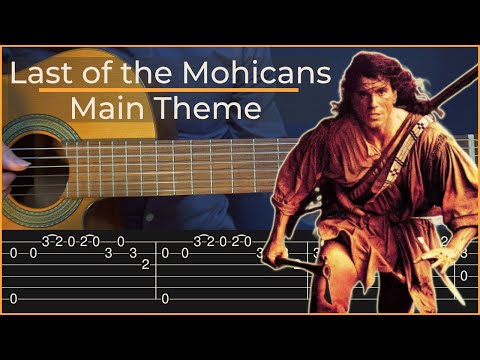 The Last of the Mohicans - Main Theme (Simple Guitar Tab)