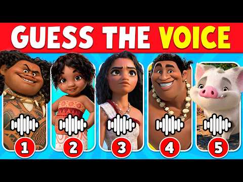 🔊 Guess the Moana 2 Characters by Their Voice 🌺✅ | Moana 2 Quiz Challenge