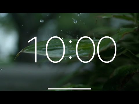 10 Minute Timer - Sound of Rain