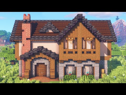 Minecraft Rustic Mansion Tutorial [How to Build]