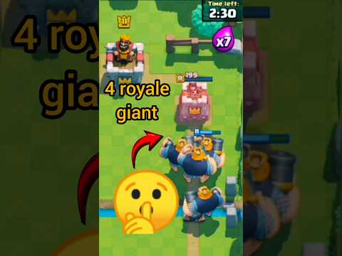 Can 4 royale giant can 3 crown 👑 #memes #clashroyale #supercell #shorts