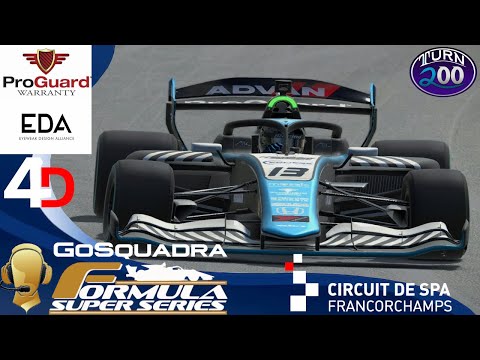 GoSquadra Formula Super Series - Ardennes GP presented by ProGuard Warranty & EDA Eye Wear at Spa