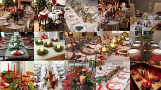 70+Christmas Table Decorations Ideas 2024 🎄/Elegant and Affordable Christmas Table Decorations Ideas