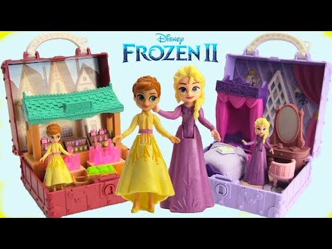 Frozen 2 Elsa Bedroom Pop Adventures and Anna Village Play Set