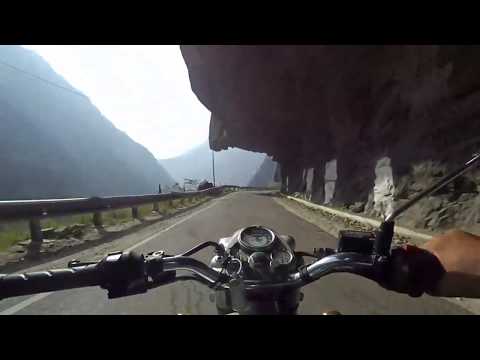 Memorable Ride though caved mountain road | Tranda Dhank, Himachal.