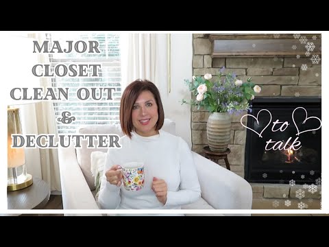 🧥Closet Clean Out, Declutter & Organization | 💕Heart to Heart Talk