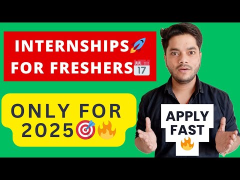 🚀 Top 2025 Internships for B.Tech, MCA, M.Tech & Freshers 🌟 | Winter & Summer Tech Internships