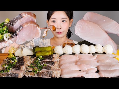 삼치 vs 삼치🐟 삼치회와 훈연 삼치회 먹방  Raw Spanish mackerels [eating show] mukbang korean food