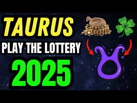 TAURUS ♉, Don’t Miss This Chance! Play the Lottery in January 2025 for a Shocking Reason