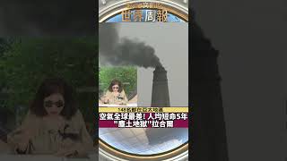 空氣品質全球最差! 人平均壽命短5年 塵土地獄拉合爾 #shorts  #空氣污染 TVBS文茜的世界周報