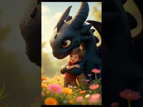 Sweet dragon friend | ai greeting cards gallery part 4 #ai #shorts #ytshorts #virashorts #dragon