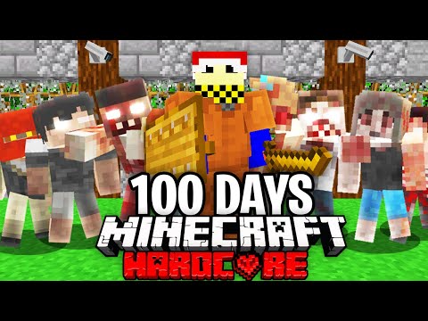 100 Days - Minecraft Zombie Apocalypse [FULL MOVIE]