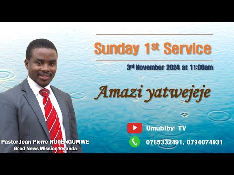 Amazi yatwejeje - Pastor Jean Pierre