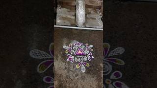 Simple padi kolam #trending #rangoli#fridayrangoly#kolamrangoli#art#fridaypadikolam#rangolipatterns