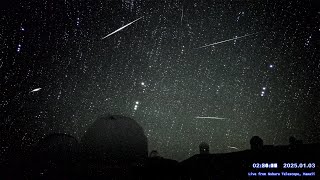 ハワイ・マウナケア星空ライブカメラ 2025年1月3日UTの流星ダイジェスト/Meteors over Maunakea, Hawaii, Jan 3, 2025 UT: しぶんぎ群極大！