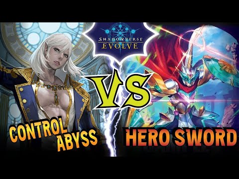 THE HEROES GO INTO THE ABYSS | Control Abysscraft vs Hero Swordcraft | Shadowverse Evolve Gameplay