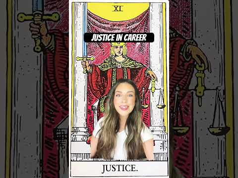 Tarot Cards in Career: Justice #tarot #tarotcardmeanings #justicetarotmeaning