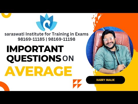 Average Some Basic And Important Questions| Maths For Banking And SSC