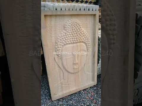 Buddha pattern natural stone wallcladding #shorts #stone