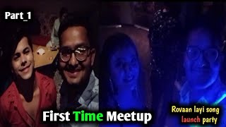 First Time Allinonenews Meetup Tik Tok star Siddharth nigam,Teen Tidaga, Aashika Bhatia Song launch