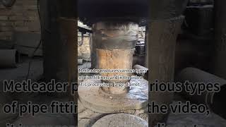 Processing large diameter reducers #reducer #fittings #factory