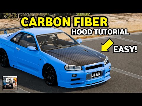 How To Make A Carbon Fiber Hood In CPM2 (Car Parking Multiplayer 2)