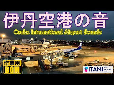 【ASMR/環境音】伊丹空港出発ロビーの音｜Sounds of Osaka International Airport Departure Lobby【作業用/睡眠用BGM】