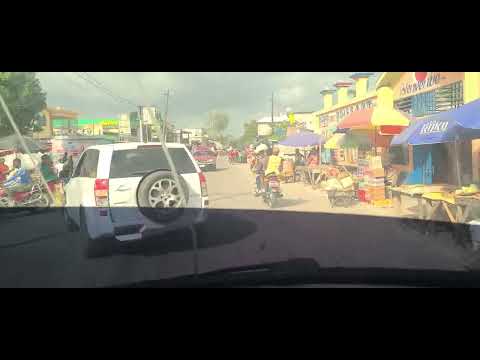 Transport in Haiti - High Speed on Major  Road Where No Rule Applies, traffic lights are nonexistent