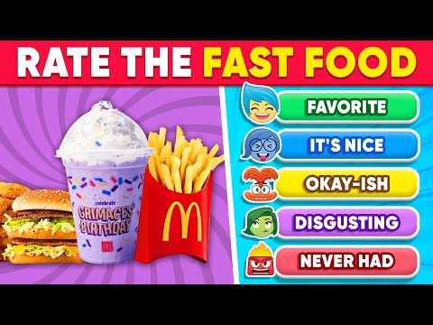 The Ultimate Fast Food Tier List Challenge 🍔🍕🍟 Rank The Candy & Snack