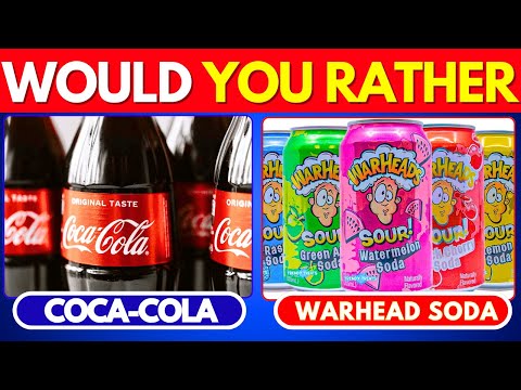 Would You Rather? 🍭🍋 Sweet VS Sour  FOOD Edition | Fun Quiz 2024 #zeey_quiz