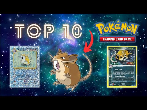 The 10 Most EXPENSIVE Raticate Pokemon Cards 🐀 #top10 #raticate #pokemon