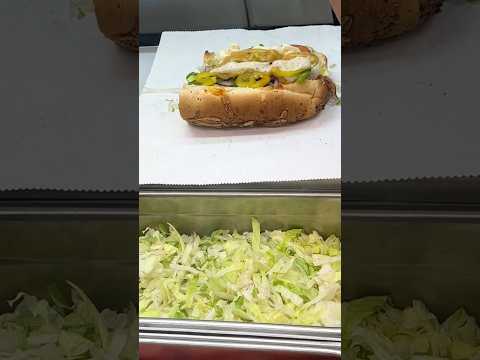 Pov: me sneaking and recording how mywife get her sub… What do u get on ur subway  #sub #subway