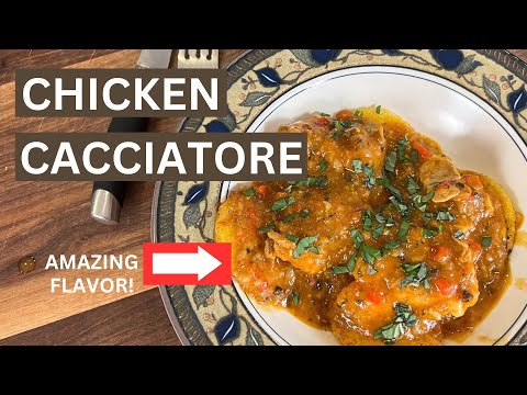 Try This Delicious Chicken Cacciatore Recipe - It'll Knock Your Socks Off!